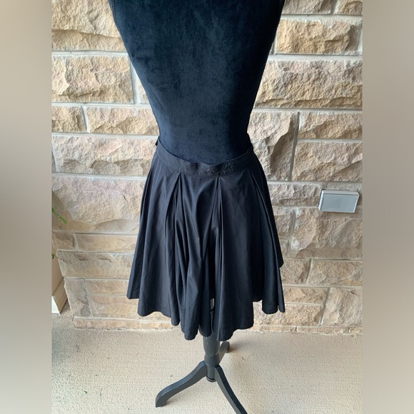 AMERICAN APPAREL Midi Flare Black High Waist Fully Lined Skirt Women’s SZ XS 24” - Picture 15 of 16